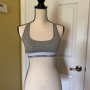 Calvin Klein Grey Comfort Sports Bra (S)